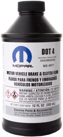 Гальмівна рідина MOPAR DOT 4 0,355 л (04549625AE)
